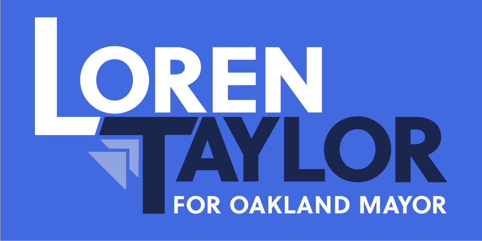 Logo: Loren Taylor for Oakland Mayor